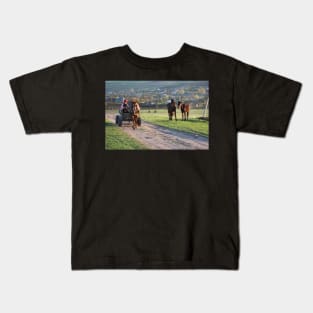 Rural Rush-hour Moldova Kids T-Shirt